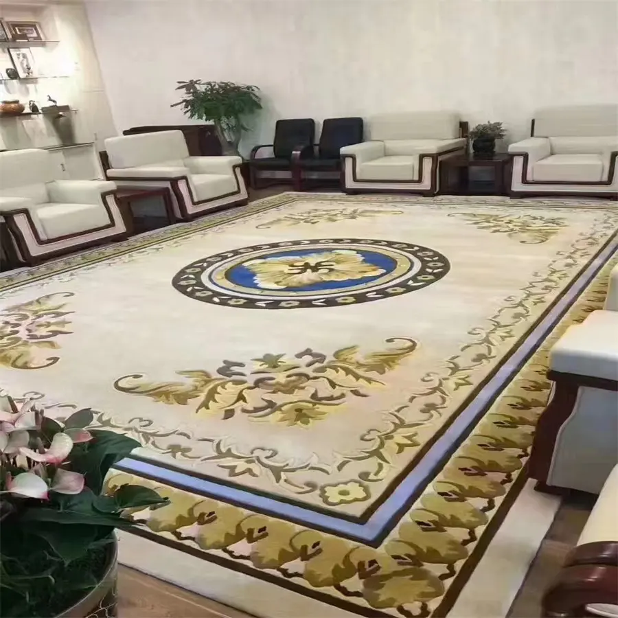 Nature Eco-Friendly Luxury Large Woven Rug Carpet for Living Room Eco-Friendly Floor Rug Carpet from China