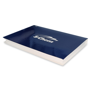 Bloc de notas con logotipo de impresión personalizado Bloc de notas adhesivas Papelería Diario Cuaderno con nota adhesiva