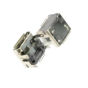 1.35毫米填充高度微型USB b型5针母连接器水平SMT安装卷曲边缘方便USB连接器 - Product Image 3