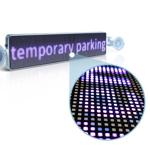 Wifi Steuer RGB FÜHRTE Zeichen Farbe Programmierbare Multi-Functio Auto LED-Display für Werbung - Product Image 2
