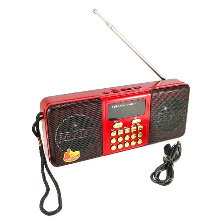 Yuegan YG-1880BT YG 1880 Tragbarer Doppel lautsprecher Digital Auto Search Solar Charging Am FM Radio mit vielen Lautsprechern