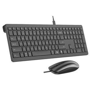 Customize Spanish Russia Arabic Wired Office <strong>Keyboard</strong> AI Copilot Key Silent Ultra-thin <strong>Keyboard</strong> and Mouse for <strong>Computer</strong> Laptop - Product Image 1