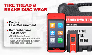 Autel ITS600E Escáner de diagnóstico de coche Máquina automotriz Herramienta de programación TPMS Actualización de escáneres TPMS TS408/TS501/TS508/TS601 - Product Image 6