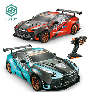 HS 2.4G yüksek hızlı sürüklenme yarış hobi radyo kontrol PVC paletli 1/10 ölçekli modeller RC spor araba USB - Product Image 1