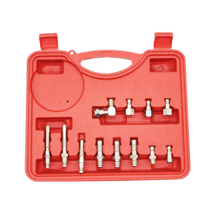 TU-15 Diesel Engine Compression Cylinder Pressure Meter Tester Gauge Kit 0-1000 psi