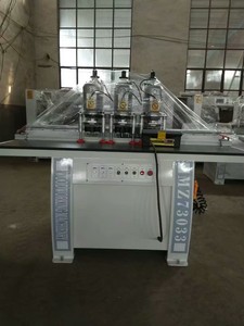 Pnömatik dikey ahşap kapı kilit deliği çok kafa mili dolap menteşe sondaj delme makinesi