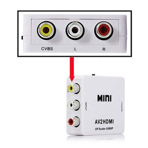 Xput Mini AV <strong>Input</strong> to HAMI <strong>Output</strong> <strong>Converter</strong> Adapter RCA to <strong>HDMI</strong> Video <strong>Converter</strong>