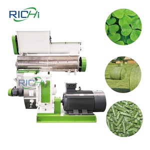 10 T/H Cỏ Ba Lá Lucerne Alfalfa Cây Gai Dầu Thức Ăn Viên Mill Thiết Bị Thức Ăn Phay Hệ Thống - Product Image 1