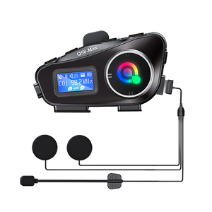 Best Quality Q58 Max Helmet <strong>Intercom</strong> <strong>System</strong> Wireless Motorcycle <strong>Intercom</strong> with FM <strong>Radio</strong> and 6 EQ Sound Effect - Product Image 1