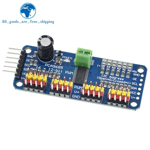 TZT PCA9685PW 16-Kanal-12-Bit-PWM-Servoabschirmtreiber I2C-Schnittstelle PCA9685-Modul für Raspberry Pi