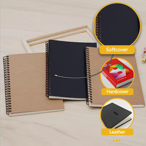 Papel de impresión promocional para estudiantes, cuaderno de tapa dura A4, cuaderno de notas en espiral A5 personalizado en blanco con caja - Product Image 5