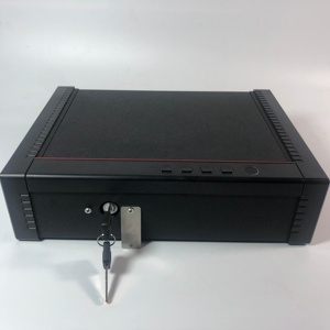 Hızlı erişim taşınabilir silah güvenli, tabanca soyunma, silah kilit kutusu 2 silah kapasitesi ve iç ışık - Product Image 2