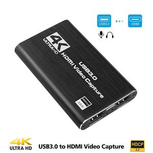 HDMI转USB 3.0录制音频视频采集卡盒4K 60fps HDMI视频采集卡Xbox PS4 Wii任天堂交换机 - Product Image 4