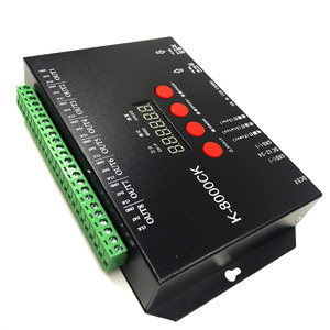 8 porte di uscita LED Controller K-8000C K-8000CK SD auto-programmazione cambio modalità LED Controller