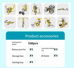 66-in-1 kök DIY APP kontrol Robot yapı taşı Set elektronik eğitici oyuncak tuğla çocuklar için bilim temalı Roboti - Product Image 2