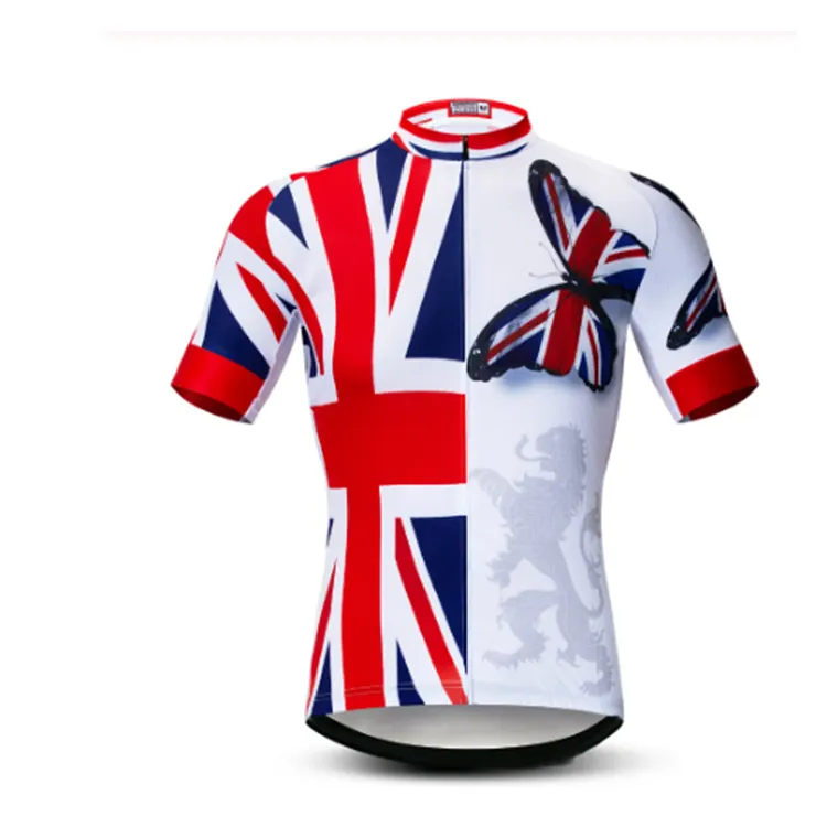 Portugal de moda Venta caliente humedad wicking ropa de ciclismo profesional diseño impreso ciclismo Jersey ciclismo camiseta