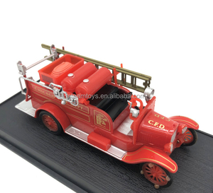 1:72 Diecast Model klasik araba abd 1926 Model T koleksiyonu Metal itfaiye kamyonu araç oyuncaklar ekran modelleri - Product Image 4