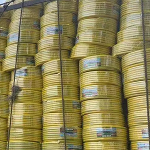 Fabrika özelleştirilmiş 3/4ich PVC yeşil sarı bahçe hortumu herhangi bir uzunluk, en iyi seçim su borusu - Product Image 5
