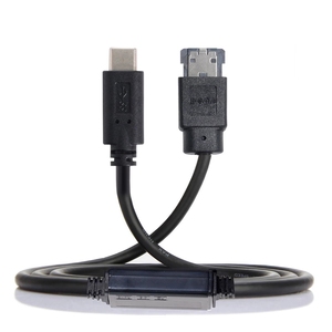 Esata usb kablosu USB-C tip-c eSATA DC5V adaptörü USB3.0 üzerinden güç HDD/SSD/ODD eSATA dönüştürücü - Product Image 1