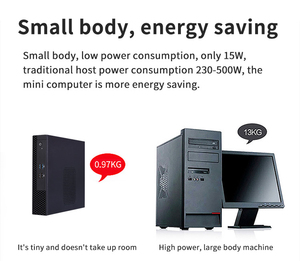 PC Mini N2840 Core i3 i5 i7 Barebone Dual Core PC Mini Computer Linux win-10 PC Desktop Comput Micro Computer - Product Image 5