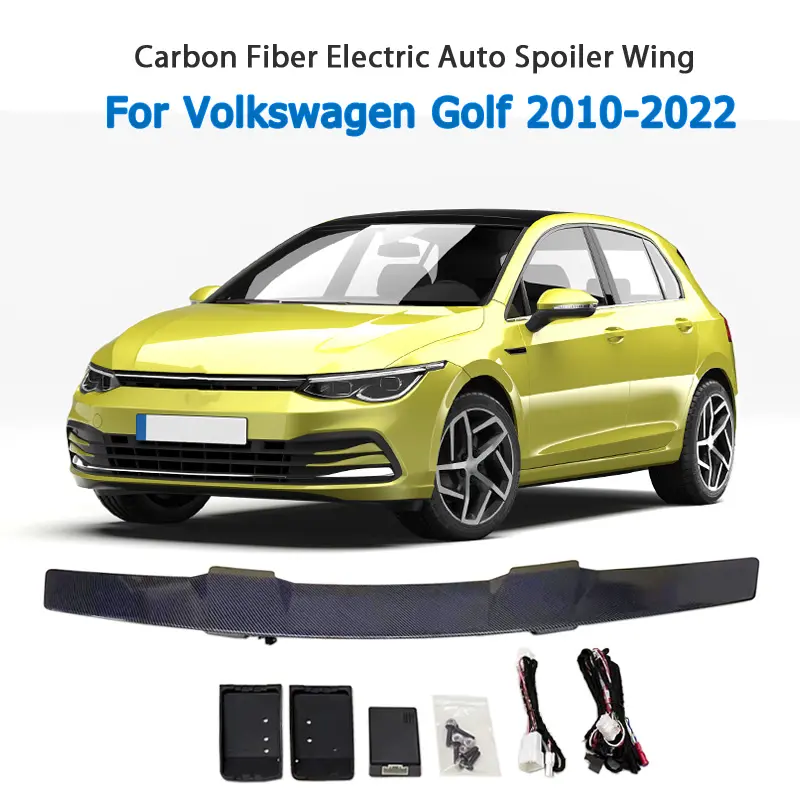 ABS สปอยเลอร์ท้ายรถคาร์บอนไฟเบอร์,สปอยเลอร์ท้ายรถสำหรับ Volkswagen Golf 2010-2022