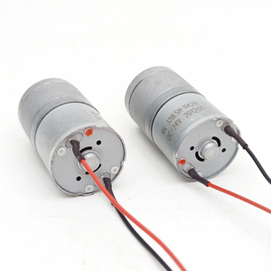 高扭矩通用电气齿轮dc 12v低速旋转电刷电机低瓦320 370齿轮箱24v电机 - Product Image 3