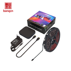 Banqcn Lighting 24-65 Inch RGB Magic <strong>Color</strong> LED TV Backlight Strip 4K Sync Box App Controlled Light <strong>Strings</strong> - Product Image 6