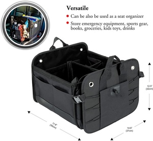 折りたたみ式多機能カー収納トランクオーガナイザー - Product Image 5