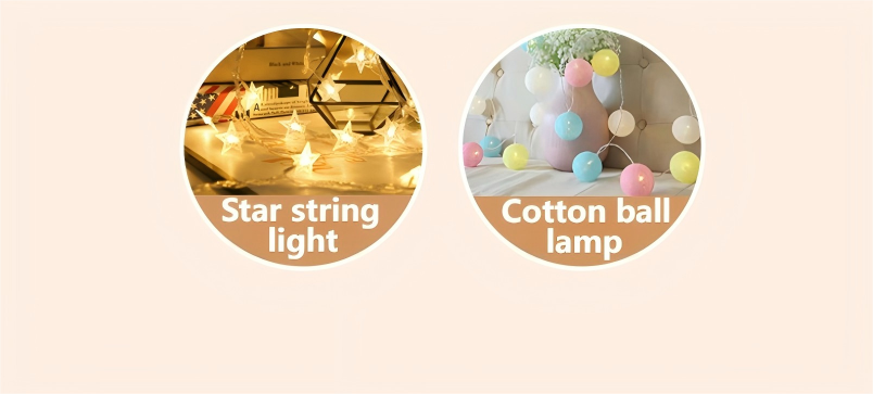 +Crawling MATS and little star lights come with colorful flags