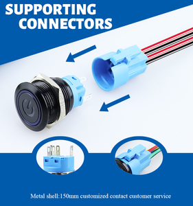 <span class=keywords><strong>16mm</strong></span> 2NO2NC su geçirmez Metal düğme anahtarları anlık/Max için muhafaza. Voltaj 220v ve maks. Akım 3a - Product Image 6