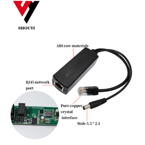 Poe pasif kablo video dağıtıcı bağlayıcı için güvenlik kamerası 48V için DC12V 2a için IP kamera olmayan izolasyon - Product Image 6