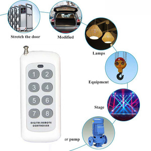 Interruttore telecomando Wireless a 8 canali per elettrodomestici intelligenti modulo interruttore telecomando apprendimento RF per sistema automatico - Product Image 6