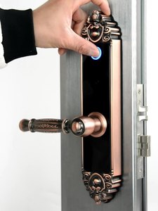 Design a pulsante Anti-blocco per la crittografia della carta magnetica comoda per interni facile aprire lo scorrimento dell'archiviazione dei dati della rete WiFi - Product Image 3
