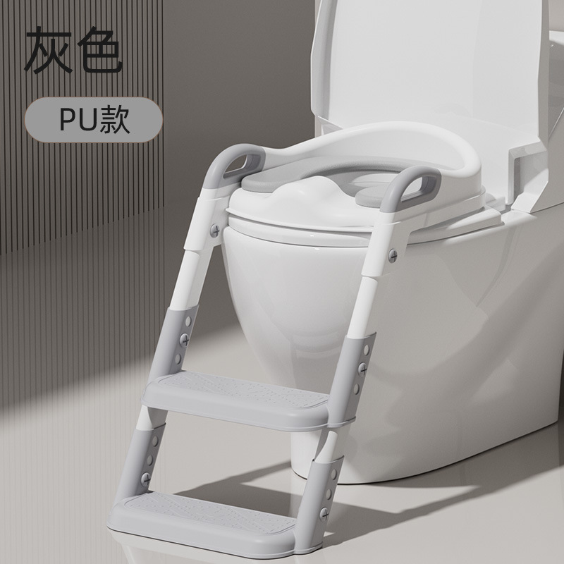 เบาะรองนั่ง PU สีเทา