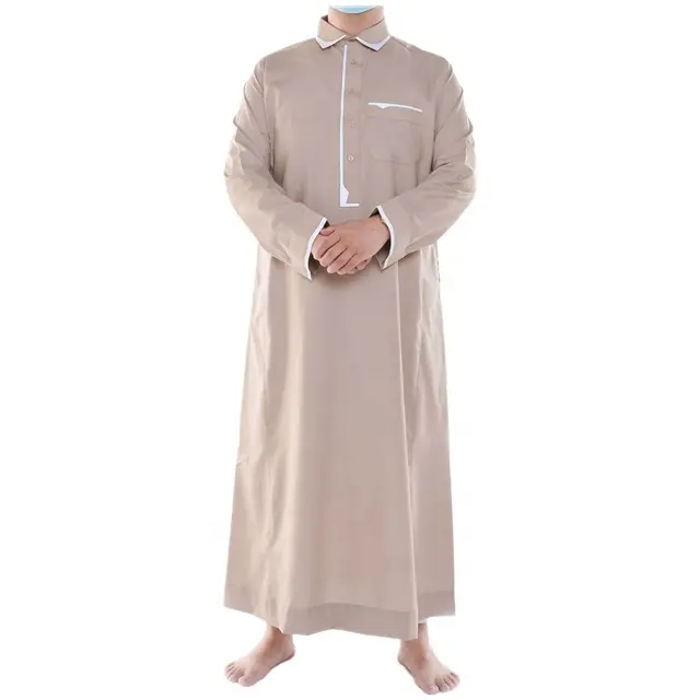 Fabriek Directe Verkoop Beste Prijs Nieuwe Model Abaya In Dubai Moslim Jurk Mannen Abaya