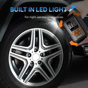 Motore Brushless compressore d'aria saltare Starter-150psi pressione Max ABS pressione pneumatico Monitor LED SOS luce digitale manometro - Product Image 5