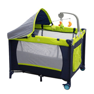 Katlanabilir başucu uyuyan bebek yatağı beşik çok fonksiyonlu yenidoğan bebek bebek beşiği yanında bana bebek Planpen beşik yatak - Product Image 1
