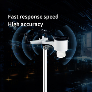 Estación meteorológica IoT con gestión de datos basada en la nube equipada con sensores detectores de humo de calidad del aire y humedad CO2 - Product Image 5