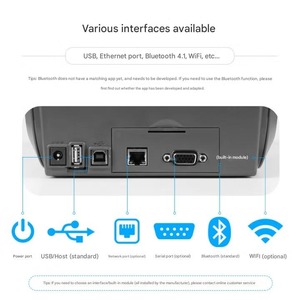 Original <span class=keywords><strong>Zebra</strong></span> ZD421T USB Kompakter Thermotransfer-Etiketten drucker 300dpi Stocked Desktop Barcode-Drucker - Product Image 6