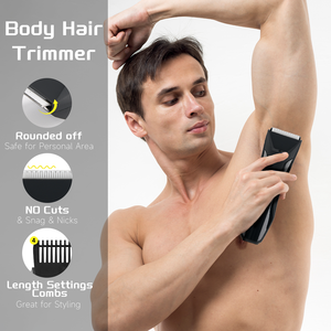 Pritech Wide Blade Body Trimmers Ipx7 Wasbare Trimmer Trimmer Lies Schaamballen Haar Trimmer Waterdichte Body Trimmer Voor Mannen - Product Image 2