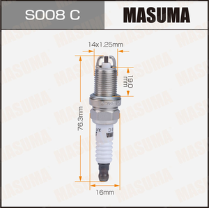 DENSO NO için NGK NO.BKR6EKB-11 için MASUMA S008C nikel buji. K20TR11 jeneratör yedek parça 7700500168 90919-01194 - Product Image 3
