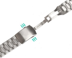 Tùy Chỉnh Chất Liệu Thép Titan Rắn Đồng Hồ Đeo Tay Cơ Đồng Hồ Cơ Chất Lượng Cao Dây Đeo Bằng Thép Nam Thay Thế - Product Image 3