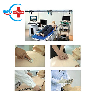Maniquí médico de HC-S001, modelo de enseñanza de primeros auxilios integrado, interacción con ordenador humano, sistema de simulación de entrenamiento de ACLS - Product Image 2