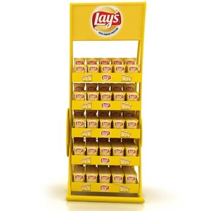 Đặt đồ ăn nhẹ Khoai tây chiên hiển thị giá đứng khoai tây chiên Giá hiển thị cho cửa hàng bán lẻ - Product Image 4