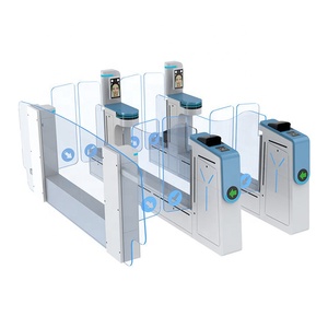 Telecamera di sicurezza macchina di riconoscimento facciale biometrico Speed Lane Card controllo accessi tornelli automatici per cancelli a battente - Product Image 1