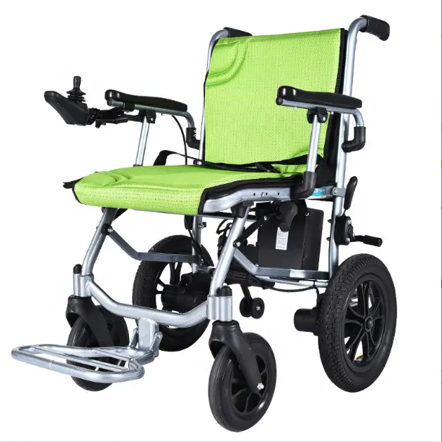 Silla de ruedas eléctrica para ancianos, asiento plegable con batería extraíble y control remoto estándar, nuevo modelo, 2023