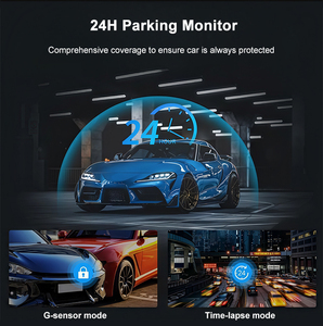 Dashcam obiettivo 2K 3 con schermo TFT 256GB Dvr Camera 3 canali Dash Cam 4K con Wifi anteriore e posteriore all'interno 4K Dash Cam 4K - Product Image 6