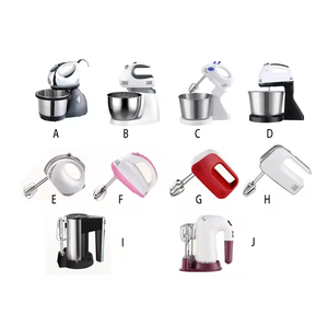 Taşınabilir 200W Mini el mikseri ev ekmek için 5-Speed elektrikli kek Blender karıştırma kase aksesuar ile aile kullanımı için - Product Image 5