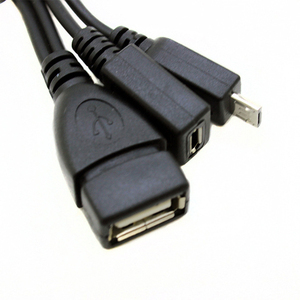 2合1微型USB至USB 2.0 OTG适配器电缆，带微型USB电源，适用于亚马逊电视平板电脑智能手机 - Product Image 4