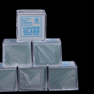 HAIJU LAB Different <strong>Sizes</strong> <strong>Microscope</strong> Glass Cover <strong>Slides</strong> for Basic Biological Science Education - Product Image 3